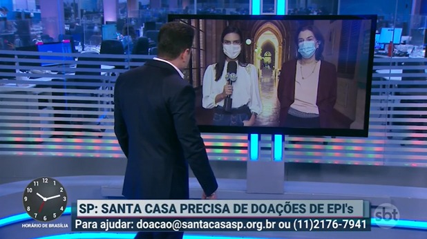 Entrevista Santa Casa de Misericórdia de São Paulo no SBT