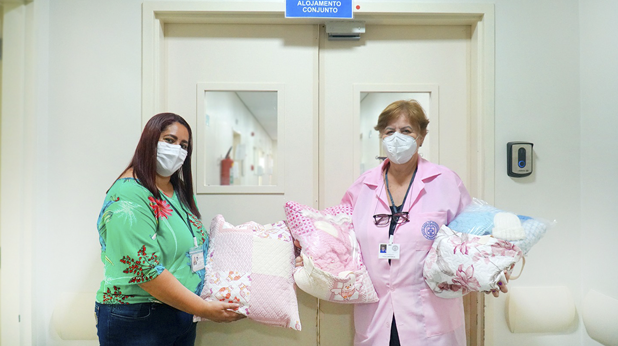 Voluntários institucionais visitam Quimioterapia